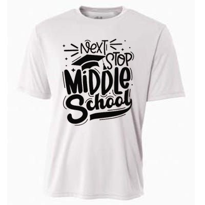 Next Stop Middle School Graduation Gift Cooling Performance Crew T-Shirt