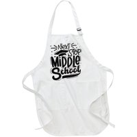 Next Stop Middle School Graduation Gift Full-Length Apron With Pockets