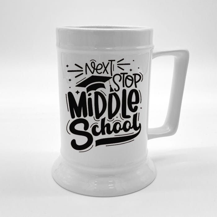 Next Stop Middle School Graduation Gift Beer Stein