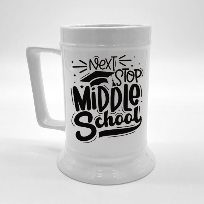 Next Stop Middle School Graduation Gift Beer Stein