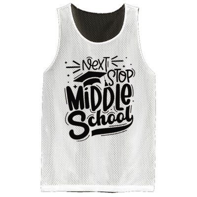 Next Stop Middle School Graduation Gift Mesh Reversible Basketball Jersey Tank