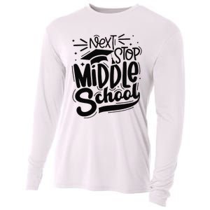 Next Stop Middle School Graduation Gift Cooling Performance Long Sleeve Crew