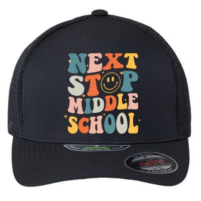 Next Stop Middle School Graduation Last Day Of School Flexfit Unipanel Trucker Cap