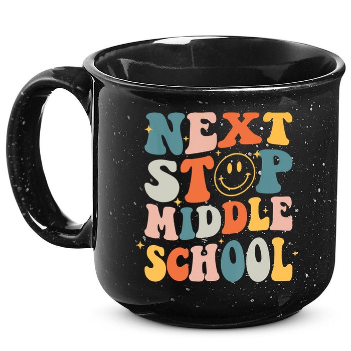 Next Stop Middle School Graduation Last Day Of School 15oz Campfire Ceramic Mug