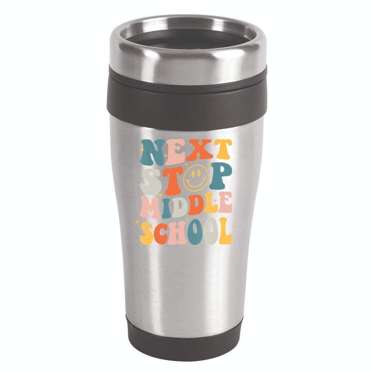 Next Stop Middle School Graduation Last Day Of School 16oz Travel Tumbler