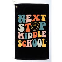 Next Stop Middle School Graduation Last Day Of School Golf Towel