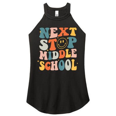 Next Stop Middle School Graduation Last Day Of School Women's Perfect Tri Rocker Tank