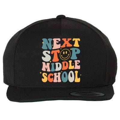 Next Stop Middle School Graduation Last Day Of School Wool Snapback Cap