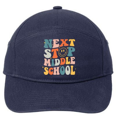 Next Stop Middle School Graduation Last Day Of School 7-Panel Snapback Hat