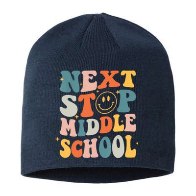 Next Stop Middle School Graduation Last Day Of School Sustainable Beanie