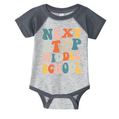 Next Stop Middle School Graduation Last Day Of School Infant Baby Jersey Bodysuit