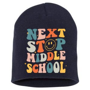 Next Stop Middle School Graduation Last Day Of School Short Acrylic Beanie