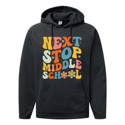 Next Stop Middle School Elementary School Graduation Performance Fleece Hoodie