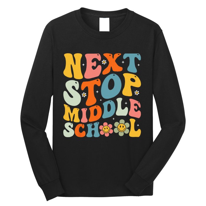 Next Stop Middle School Elementary School Graduation Long Sleeve Shirt