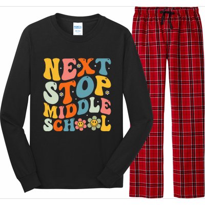 Next Stop Middle School Elementary School Graduation Long Sleeve Pajama Set