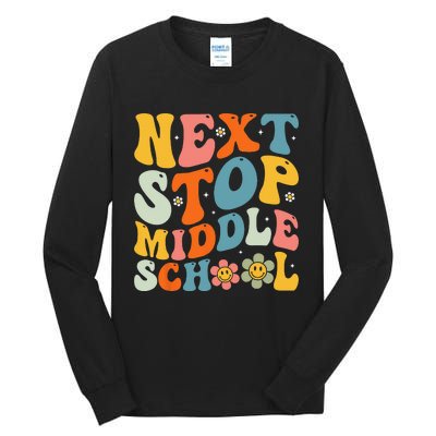 Next Stop Middle School Elementary School Graduation Tall Long Sleeve T-Shirt