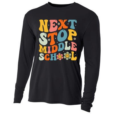 Next Stop Middle School Elementary School Graduation Cooling Performance Long Sleeve Crew