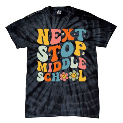 Next Stop Middle School Elementary School Graduation Tie-Dye T-Shirt