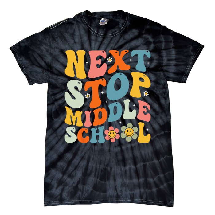 Next Stop Middle School Elementary School Graduation Tie-Dye T-Shirt