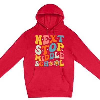 Next Stop Middle School Elementary School Graduation Premium Pullover Hoodie