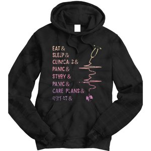 Nursing Student Medical School Nurse Tie Dye Hoodie