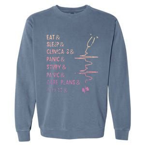 Nursing Student Medical School Nurse Garment-Dyed Sweatshirt