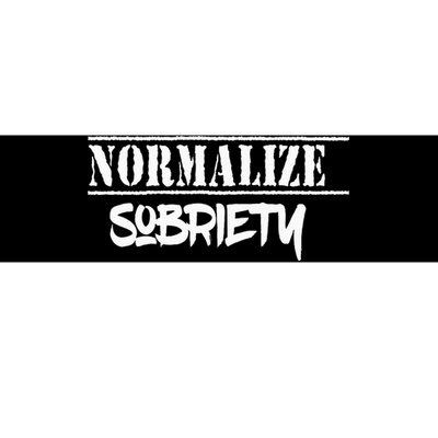 Normalize Sobriety Bumper Sticker