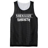 Normalize Sobriety Mesh Reversible Basketball Jersey Tank