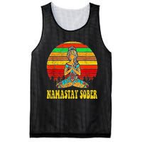 Namastay Sober Na Aa 12 Step Recovery Narcotics Anonymous Mesh Reversible Basketball Jersey Tank