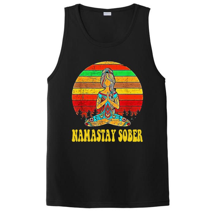 Namastay Sober Na Aa 12 Step Recovery Narcotics Anonymous PosiCharge Competitor Tank