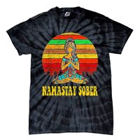 Namastay Sober Na Aa 12 Step Recovery Narcotics Anonymous Tie-Dye T-Shirt