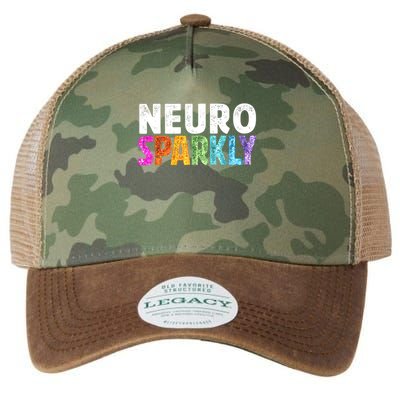 Neuro Sparkly Neurodivergent Neurodivergence ADHD ASD  Legacy Tie Dye Trucker Hat