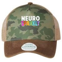 Neuro Sparkly Neurodivergent Neurodivergence ADHD ASD  Legacy Tie Dye Trucker Hat