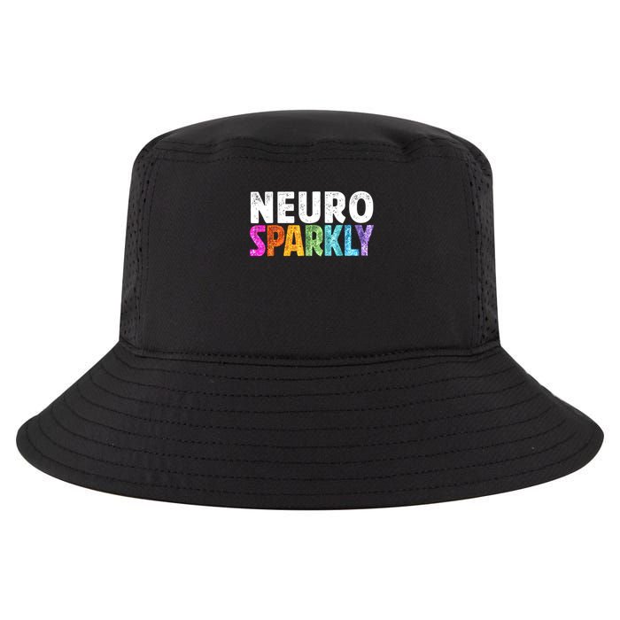 Neuro Sparkly Neurodivergent Neurodivergence ADHD ASD  Cool Comfort Performance Bucket Hat