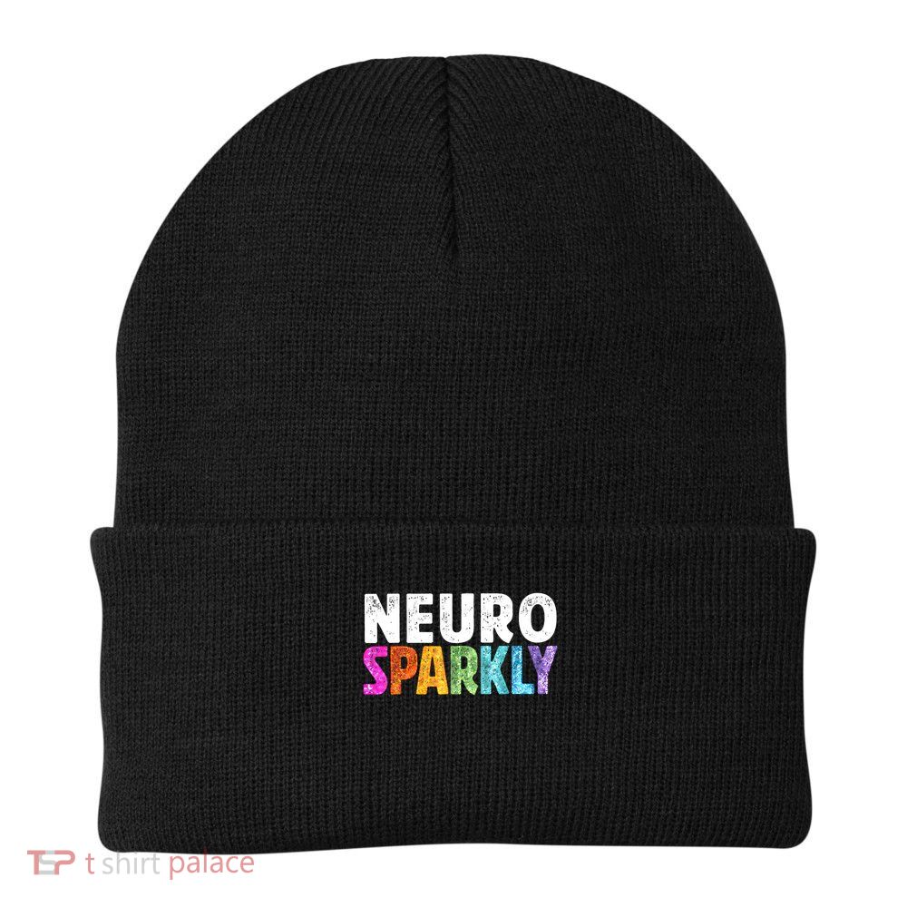 Neuro Sparkly Neurodivergent Neurodivergence ADHD ASD  Beanie