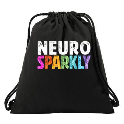Neuro Sparkly Neurodivergent Neurodivergence ADHD ASD  Drawstring Bag