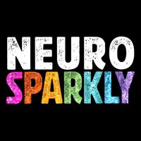Neuro Sparkly Neurodivergent Neurodivergence ADHD ASD  Drawstring Bag