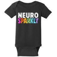 Neuro Sparkly Neurodivergent Neurodivergence ADHD ASD  Baby Bodysuit