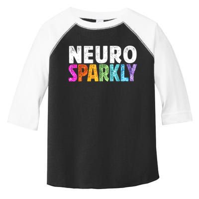 Neuro Sparkly Neurodivergent Neurodivergence ADHD ASD  Toddler Fine Jersey T-Shirt