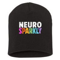 Neuro Sparkly Neurodivergent Neurodivergence ADHD ASD  Short Acrylic Beanie