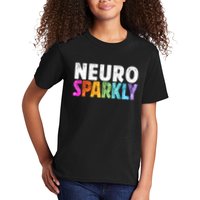 Neuro Sparkly Neurodivergent Neurodivergence ADHD ASD  Kids T-Shirt