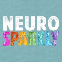 Neuro Sparkly Neurodivergent Neurodivergence ADHD ASD  Sueded Cloud Jersey T-Shirt