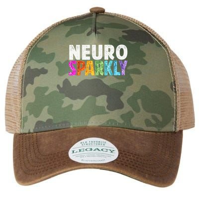 Neuro Sparkly Neurodivergent Neurodivergence ADHD ASD Legacy Tie Dye Trucker Hat