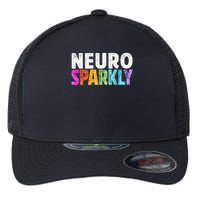 Neuro Sparkly Neurodivergent Neurodivergence ADHD ASD Flexfit Unipanel Trucker Cap