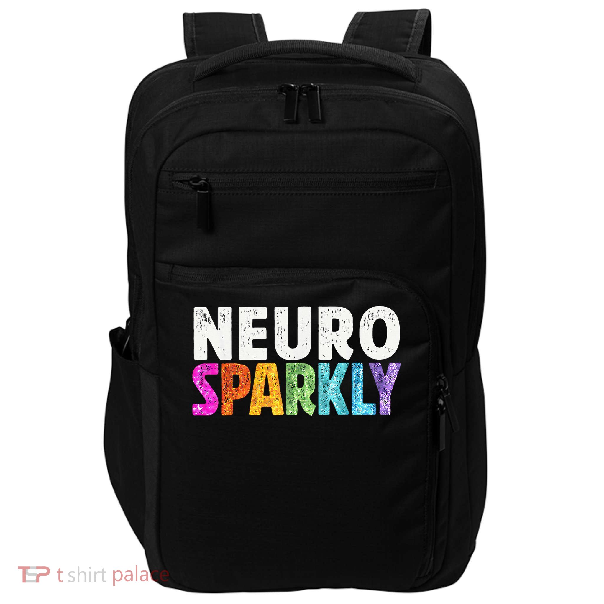 Neuro Sparkly Neurodivergent Neurodivergence ADHD ASD Impact Tech Backpack