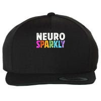 Neuro Sparkly Neurodivergent Neurodivergence ADHD ASD Wool Snapback Cap