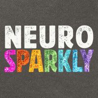 Neuro Sparkly Neurodivergent Neurodivergence ADHD ASD Cotton Canvas Backpack