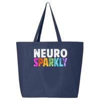 Neuro Sparkly Neurodivergent Neurodivergence ADHD ASD 25L Jumbo Tote