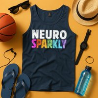 Neuro Sparkly Neurodivergent Neurodivergence ADHD ASD Tank Top