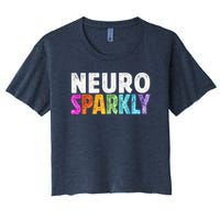 Neuro Sparkly Neurodivergent Neurodivergence ADHD ASD Women's Crop Top Tee